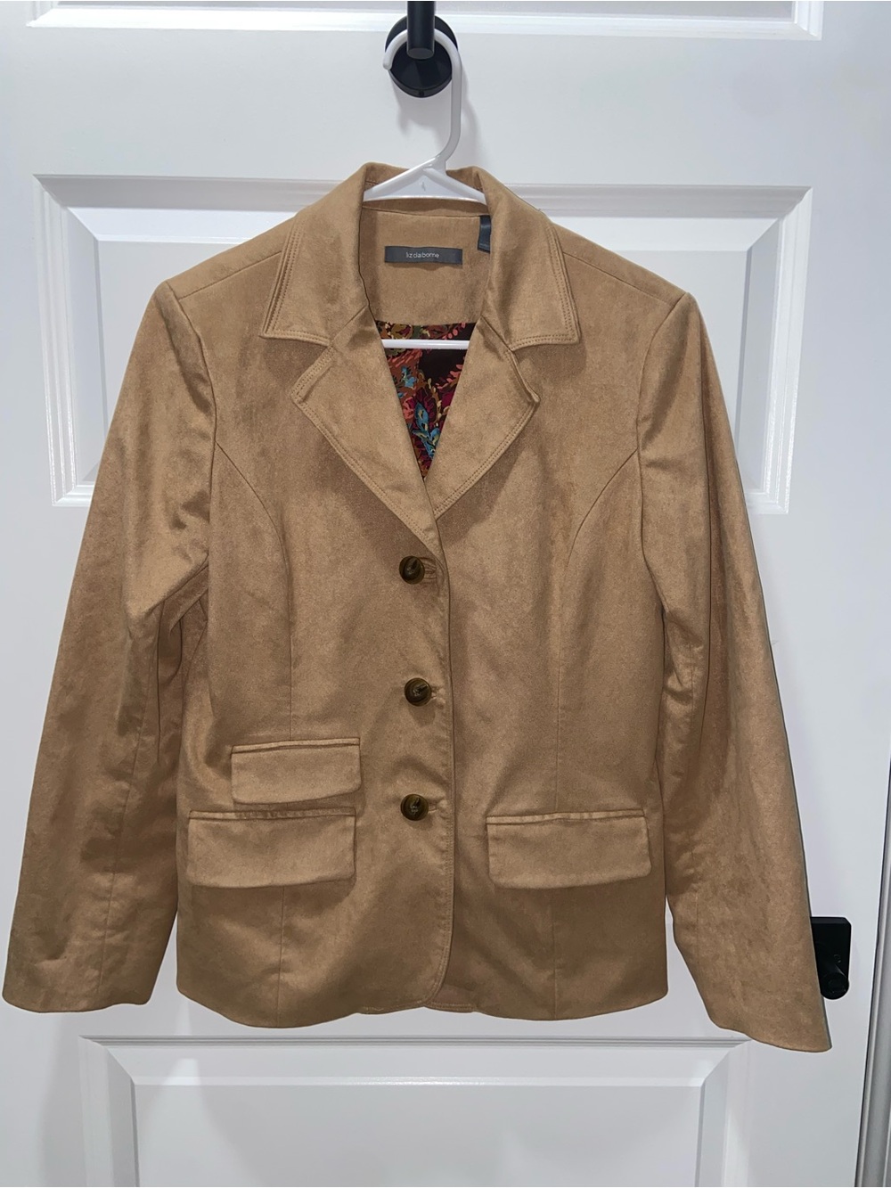 Liz Claiborne Camel Tan Women's Blazer Jacket
